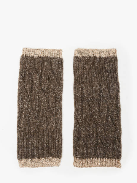 Handschoenen Pieces Bruin johanna 17160055